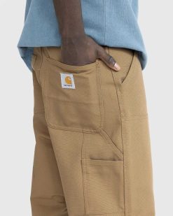 Carhartt WIP Pantalon Double Genou Hamilton Marron/Rigide | Pantalon