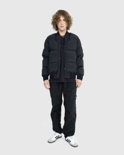 Stone Island Doudoune Ripstop Nylon Metal Noir | Vetements D'Exterieur