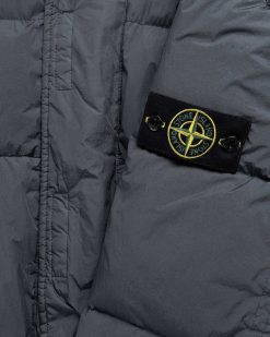 Stone Island Veste Longue Teinte En Vetement Gris Plomb | Vetements D'Exterieur