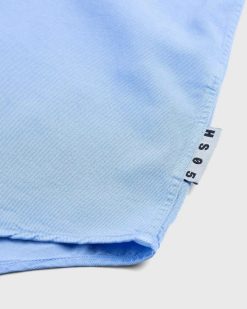 Highsnobiety HS05 Chemise A Manches Longues Peche Teinte En Vetement Bleu | Chemises