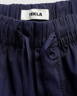 Tekla Pantalon De Pyjama En Popeline True Navy | Sous-Vetement