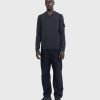 Stone Island Pull Col V Melange Charbon | Tricots