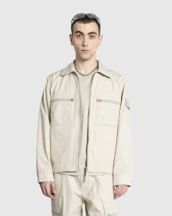 Stone Island Veste Ghost Piece Beige | Vetements D'Exterieur