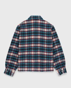 Highsnobiety HS05 Chemise A Carreaux Shaggy Rouge/Bleu | Chemises