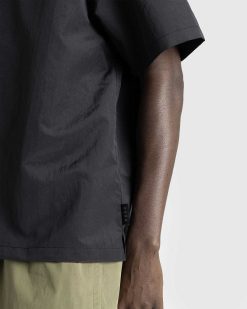 Highsnobiety HS05 Chemise Brossee A Manches Courtes Noir | Chemises