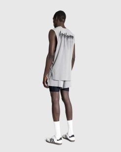 Y-3 Collant Court Running Gris/Noir | Shorts