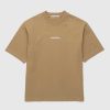 Acne Studios T-Shirt Logo Beige Boue | T-Shirts