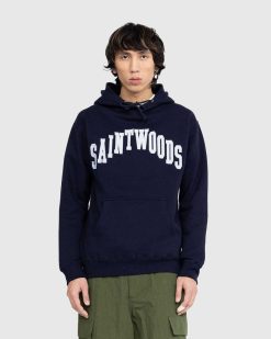 Saintwoods Sweat A Capuche Arch Marine | Sueurs