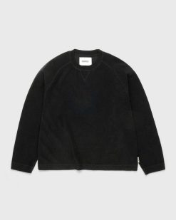 Highsnobiety Pull Polaire Raglan Noir | Sueurs