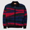 Missoni Blouson Bomber En Laine Noir/Rouge | Vetements D'Exterieur