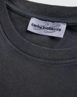 Carne Bollente T-Shirt Summer Damp Noir Delave | T-Shirts