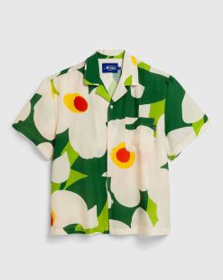 Awake NY Chemise Camp Florale Vert | Chemises