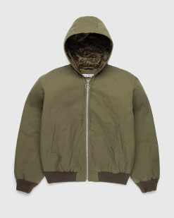 Acne Studios Veste Matelassee Ripstop Vert Olive | Vetements D'Exterieur