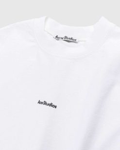 Acne Studios T-Shirt Logo Blanc Optique | T-Shirts