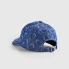 Marine Serre Casquette De Baseball En Denim Deadstock Regenere Lavage Laser Bleu | Chapeaux