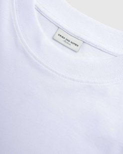 Dries van Noten T-Shirt Oversize Poule Blanc | T-Shirts