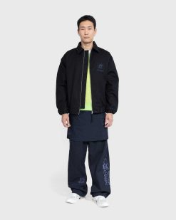 NTS Blouson Bomber En Toile Delavee Noir | Vetements D'Exterieur