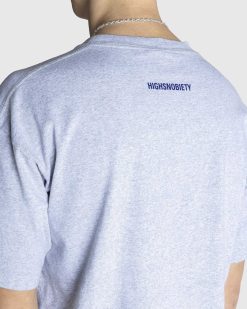 Highsnobiety T-Shirt Logo Script Gris | T-Shirts