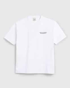 Highsnobiety T-Shirt Petit Dejeuner Anglais Blanc | T-Shirts