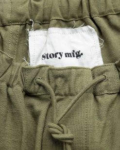 Story mfg. Short Salt Olive Flamme | Shorts