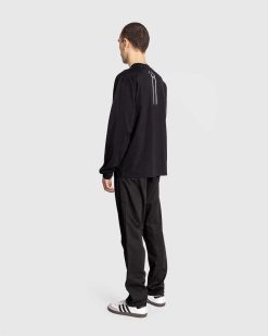 GmbH Pantalon Fadir En Serge De Coton Melange Noir | Pantalon