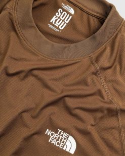 The North Face Soukuu Trail Run Manches Longues Periscope Gris | T-Shirts