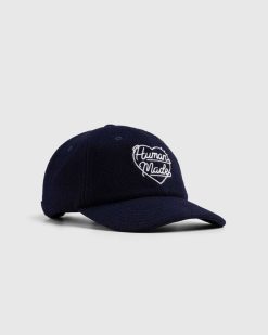 Human Made Casquette Laine 6 Panneaux Marine | Chapeaux