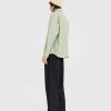 Acne Studios Chemise Boutonnee A Rayures Vert Vif/Vert Fonce | Chemises