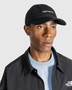 Carhartt WIP Casquette Canvas Script Noir/Blanc | Chapeaux