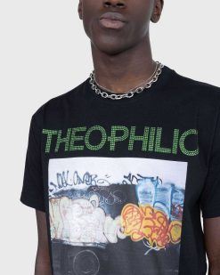 Theophilio T-Shirt Noir | T-Shirts