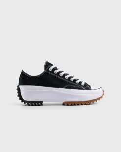 Converse Run Star Hike Canvas Platform Low Noir/Blanc/Gomme | Baskets