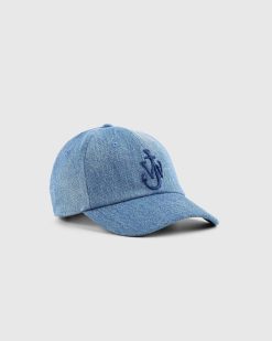 J.W. Anderson Casquette De Baseball Avec Logo Ancre Bleue | Chapeaux