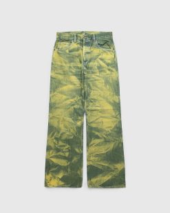 Acne Studios Jean Coupe Ample 2021 Jaune/Bleu | Pantalon