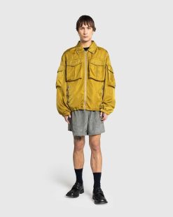 Dries van Noten Veste Surteinte Olive | Vetements D'Exterieur