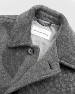 Dries van Noten Manteau Rankle Gris | Vetements D'Exterieur