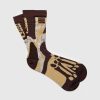 ROA Chaussettes Os Marron | Chaussettes