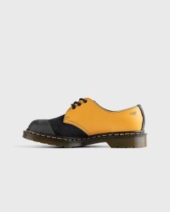 Dr. Martens 1461 Reverse Noir+Tan Lisse+Nappa | Chaussures