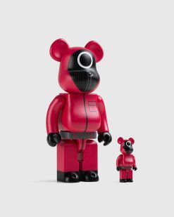 Medicom Be@Rbrick Squid Game Guard 100% & 400% Set Multi | Objets De Collection