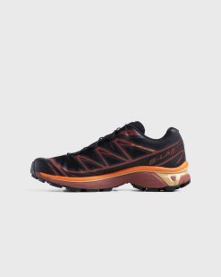 Salomon Xt-6 Noir/Chocolat Prune/Orange Vibrant | Baskets