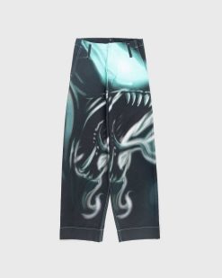 Gerrit Jacob Jean Imprime Bleu Sarcelle/Aqua | Pantalon