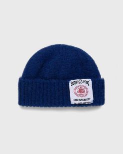 J. Press Bonnet En Tricot Shaggy Dog Bleu | Accessoires D'Hiver