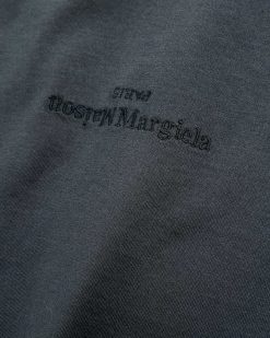 Maison Margiela T-Shirt Logo Distordu Noir Delave | T-Shirts