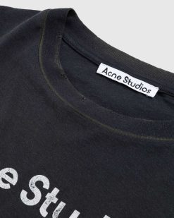 Acne Studios T-Shirt Logo Noir | T-Shirts