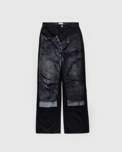 Jean Paul Gaultier Denim Trompe L'Oeil Jeans Noir/Gris | Pantalon