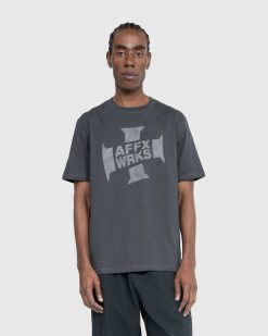 AFFXWRKS T-Shirt Major Sound Noir Delave | T-Shirts