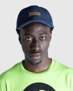 Acne Studios Casquette Baseball Denim Bleu Indigo | Chapeaux