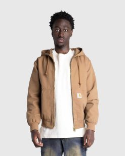 Carhartt WIP Veste Active Hamilton Marron/Rincee | Vetements D'Exterieur