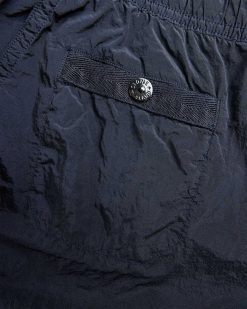 Stone Island Short De Bain Nylon Metal Bleu Marine | Shorts