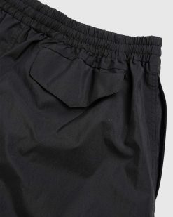 Auralee Short Weather Easy En Coton Et Nylon Lave Noir | Shorts