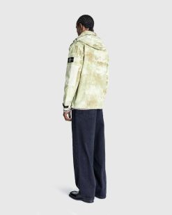 Stone Island Veste Econyl Grid Camo Beige Naturel | Vetements D'Exterieur